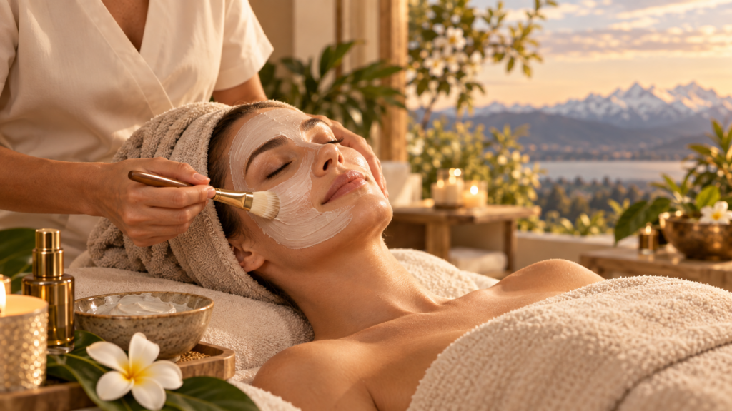 Soin du visage Maison ATEA dans une ambiance chaleureuse